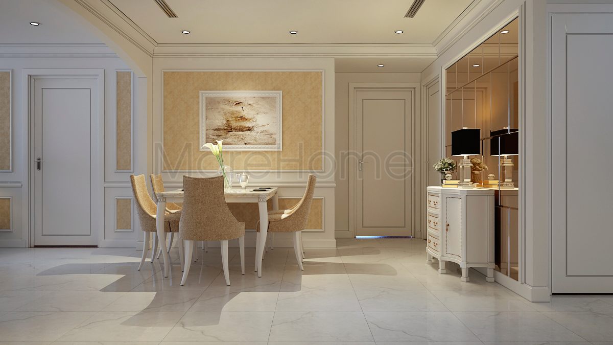 Bộ bàn ăn tân cổ điển BA-08